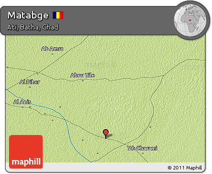 Physical 3D Map of Matabge