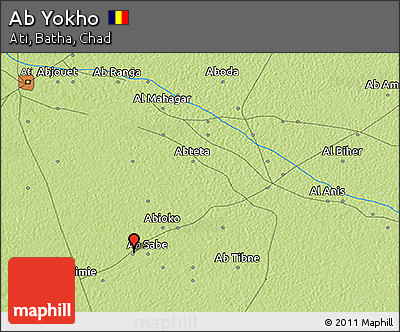 Physical 3D Map of Ab Yokho