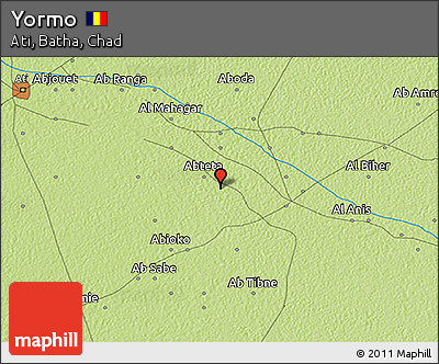 Physical 3D Map of Yormo