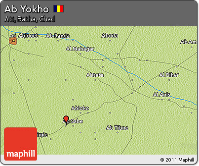 Physical 3D Map of Ab Yokho