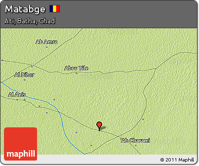 Physical 3D Map of Matabge