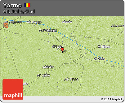 Physical 3D Map of Yormo