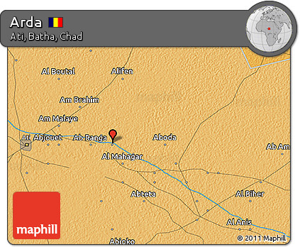 Political 3D Map of Arda
