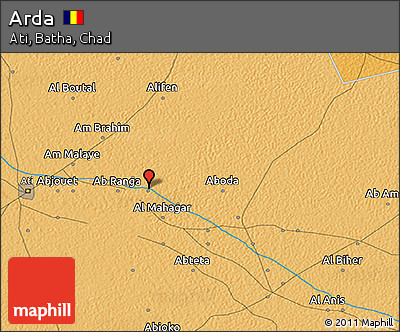 Political 3D Map of Arda
