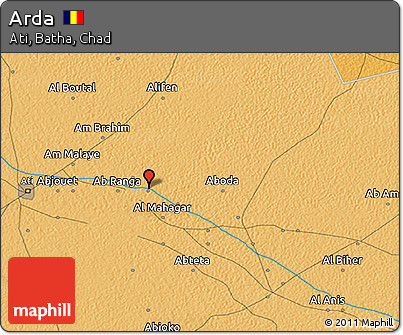 Political 3D Map of Arda