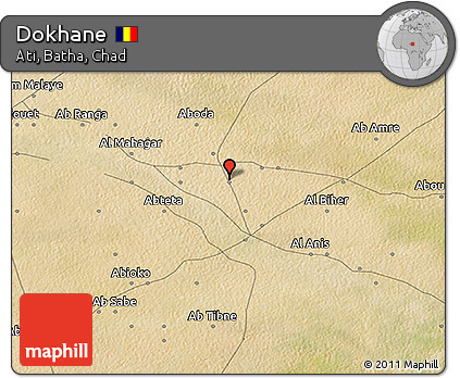 Satellite 3D Map of Dokhane