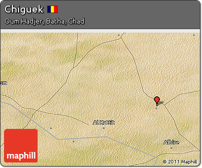 Satellite 3D Map of Chiguek