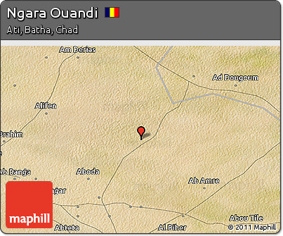 Satellite 3D Map of Ngara Ouandi