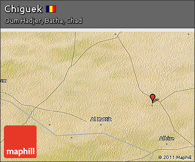 Satellite 3D Map of Chiguek
