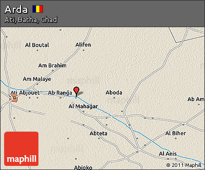 Shaded Relief 3D Map of Arda