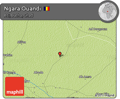 Physical Map of Ngara Ouandi
