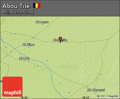 Physical Map of Abou Tilé