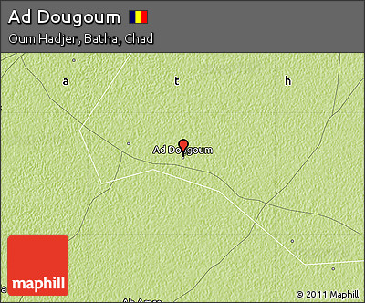 Physical Map of Ad Dougoum