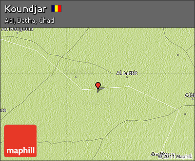 Physical Map of Koundjar