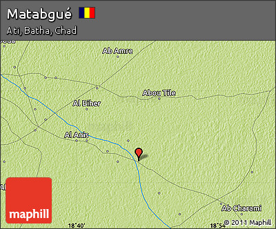 Physical Map of Matabgué
