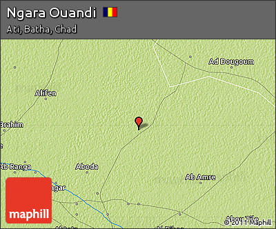 Physical Map of Ngara Ouandi