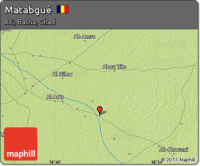 Physical Map of Matabgué