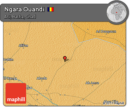 Political Map of Ngara Ouandi