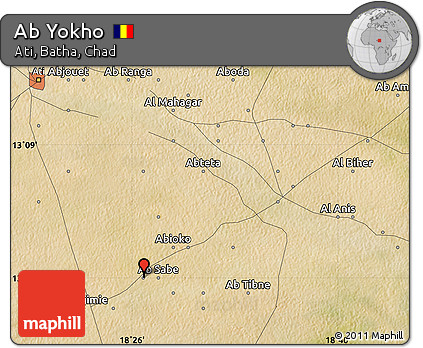 Satellite Map of Ab Yokho