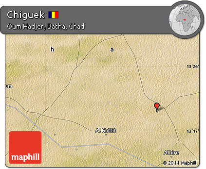 Satellite Map of Chiguek