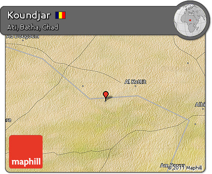 Satellite Map of Koundjar