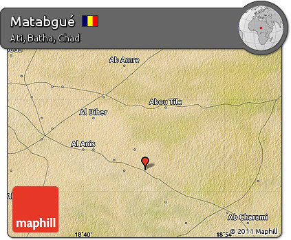 Satellite Map of Matabgué