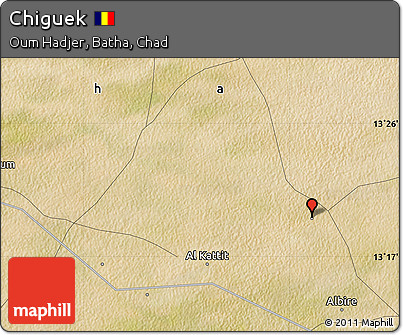 Satellite Map of Chiguek