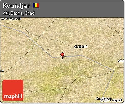 Satellite Map of Koundjar