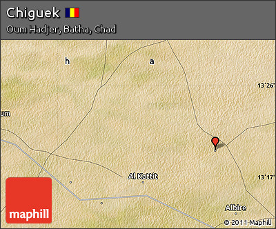 Satellite Map of Chiguek