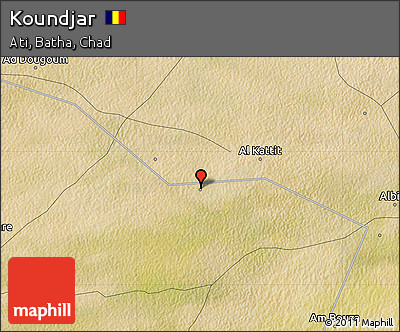Satellite Map of Koundjar