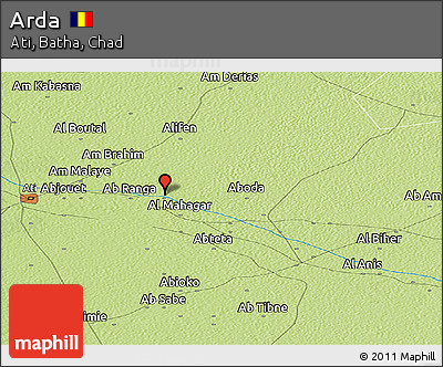 Physical Panoramic Map of Arda