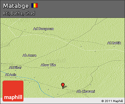 Physical Panoramic Map of Matabge