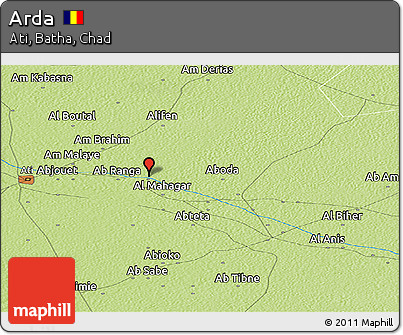 Physical Panoramic Map of Arda