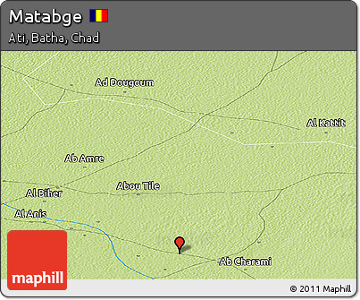 Physical Panoramic Map of Matabge