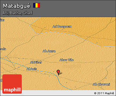 Political Panoramic Map of Matabgué