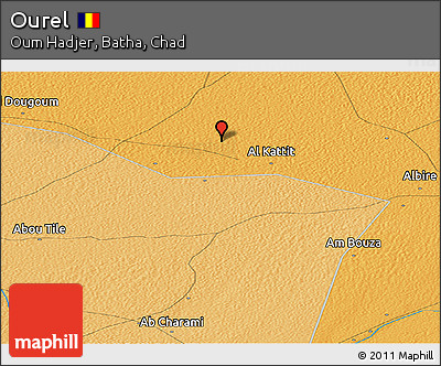 Political Panoramic Map of Ourel