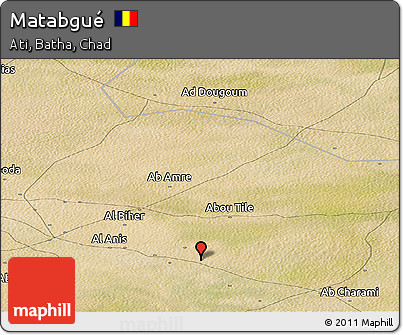 Satellite Panoramic Map of Matabgué