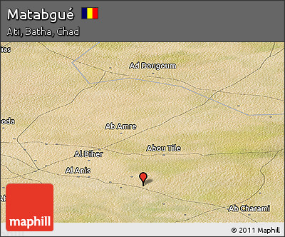 Satellite Panoramic Map of Matabgué