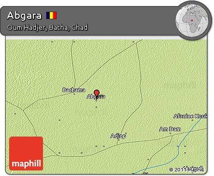 Physical 3D Map of Abgara