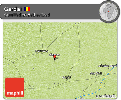 Physical 3D Map of Gardaï