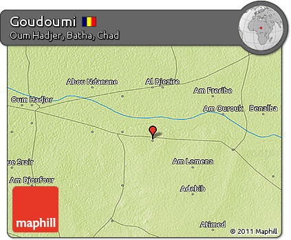 Physical 3D Map of Goudoumi