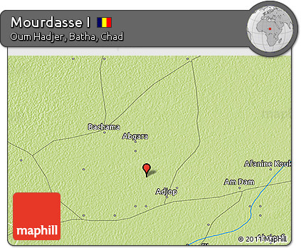 Physical 3D Map of Mourdasse I