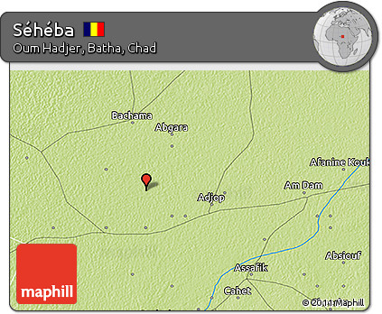 Physical 3D Map of Séhéba
