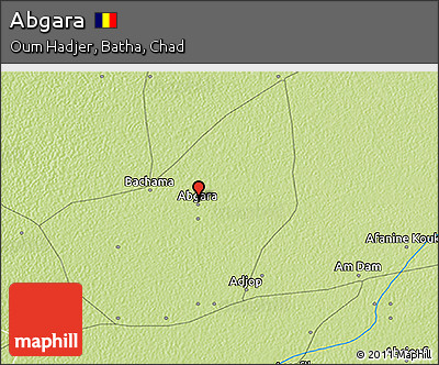 Physical 3D Map of Abgara
