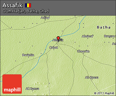 Physical 3D Map of Assafik