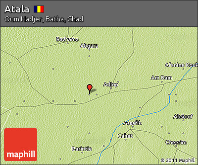 Physical 3D Map of Atala