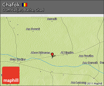 Physical 3D Map of Chafok