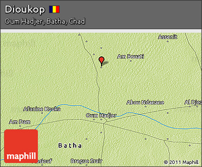 Physical 3D Map of Dioukop