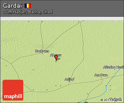 Physical 3D Map of Gardaï