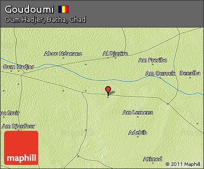 Physical 3D Map of Goudoumi